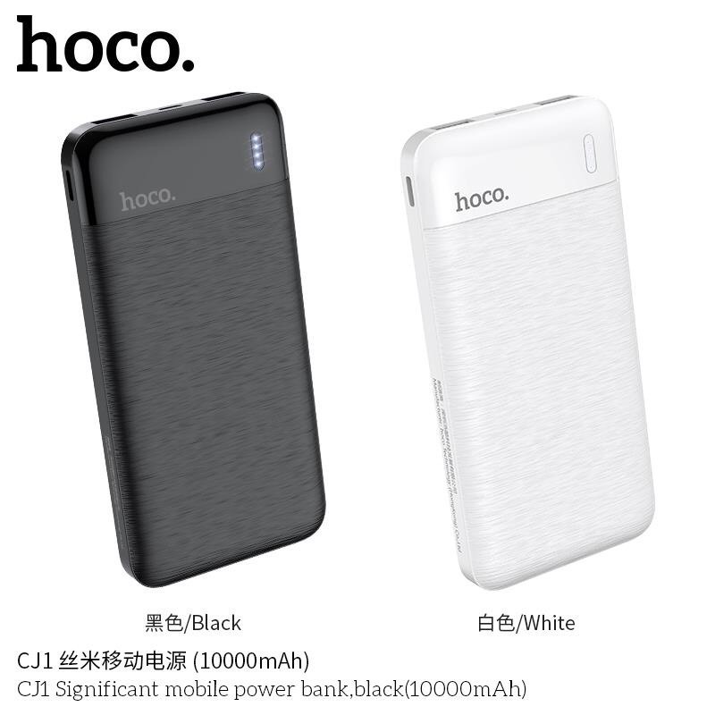 SẠC DỰ PHÒNG IPHONE ANDROID HOCO CJ1 10000 MAH SIÊU MỎNG HÀNG TỐT