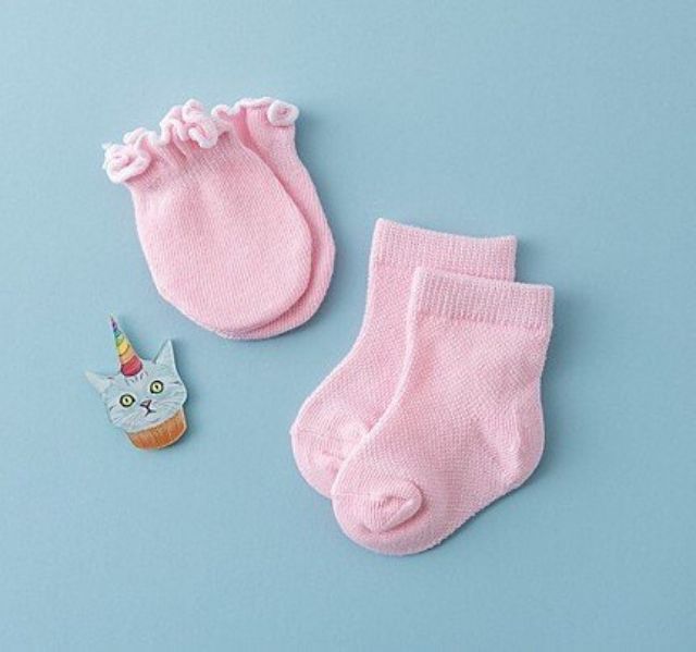 Sét bao tay bao chân len cho bé cực đẹp
