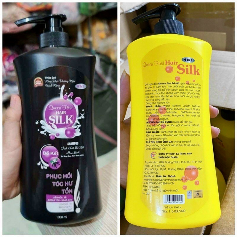 Dầu gội xã bồ kết hoa bưởi Silk 1000ml | BigBuy360 - bigbuy360.vn