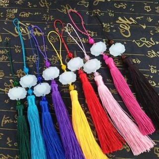 (Combo 03) dây tua rua ngọc bội hoa sen tam sinh tam thế