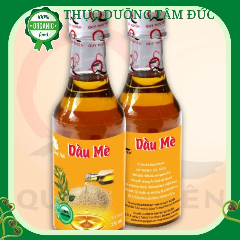 Dầu mè Quy Nguyên Ông thầy Tuệ Hải chai 250ml -