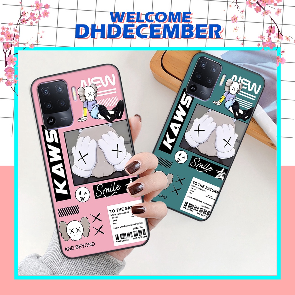 Ốp lưng Oppo A94 in hình gấu K@ws, gấu nâu, dor@emon RẺ- ĐẸP- BỀN