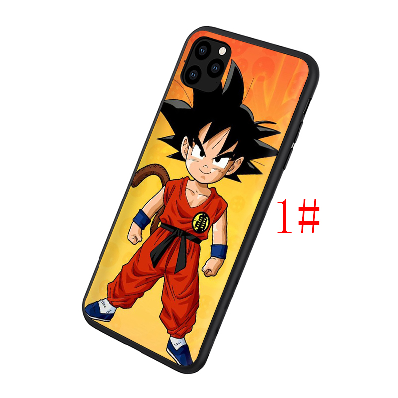 Ốp Điện Thoại Silicon Mềm Hình Goku Vs Golden Dragon Ball Xa76 Cho Iphone 11 12 Pro Mini Xs Max X Xr