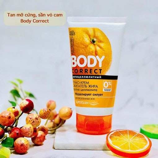 Kem Tạo Nhiệt Đốt Cháy Mỡ Cứng Và Da Sần Vỏ Cam Dr.Sante Body Correct 150ml