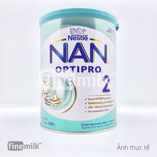 Sữa bột Nan Optipro Nga 2 800gram cho trẻ sơ sinh