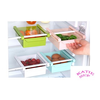 Combo 2 khay phụ, ngăn, khay kéo tủ lạnh nhựa, khay đựng đồ tiện dụng xinh xắn GD84-KTLNhua-2