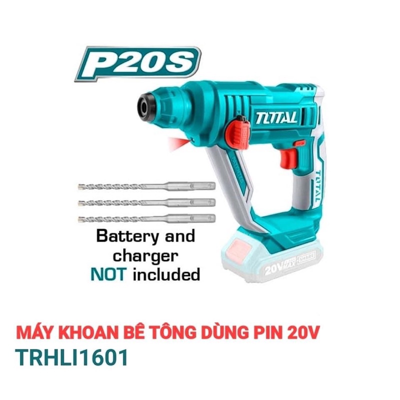 Body khoan bêtong bin 20V TOTAL