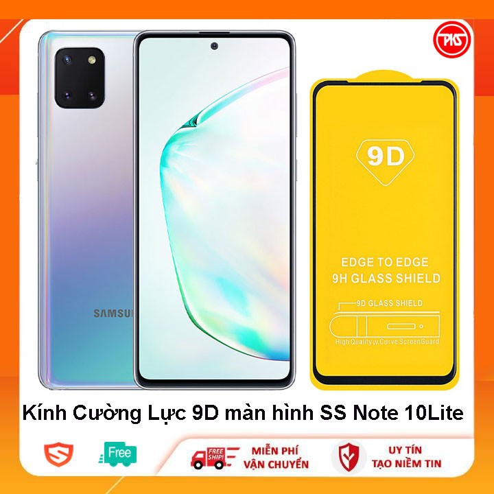 Kính Cường Lực 9D SamSung Note 10 Lite