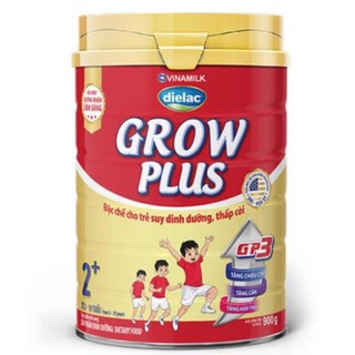 Sữa dielac grow plus 2+ gain pro 900g date 2022