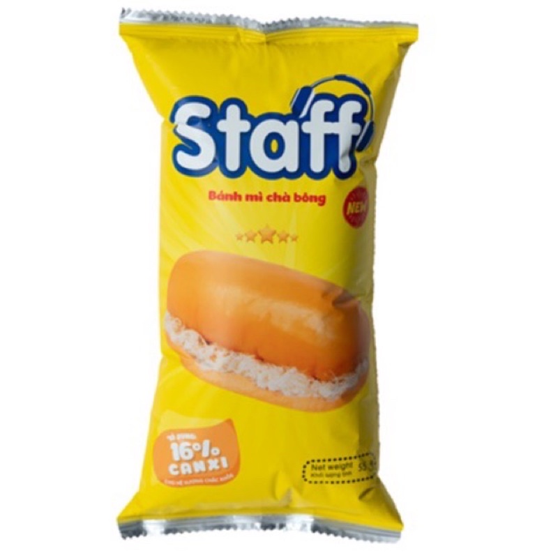 Date mới - Bánh mỳ ruốc Staff Hữu Nghị 60g, bánh chà bông thơm ngon