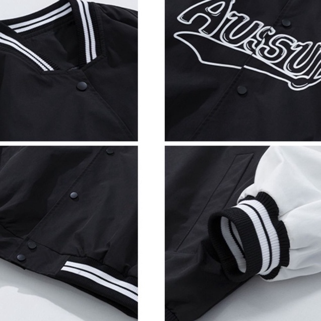 Áo Khoác  Bomber Kiểu Nam Nữ In Chữ AUSSUP Thời Trang Unisex(VBB mới)