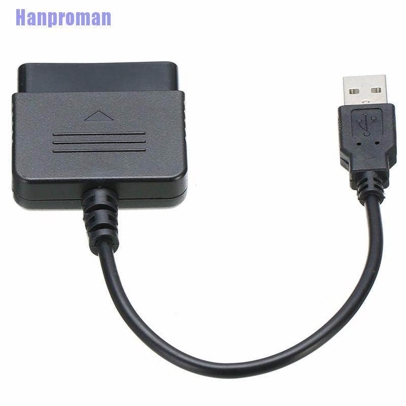 Hm> USB Controller Adapter Converter Cable Cord for PlayStation PS2 To PS3 PC