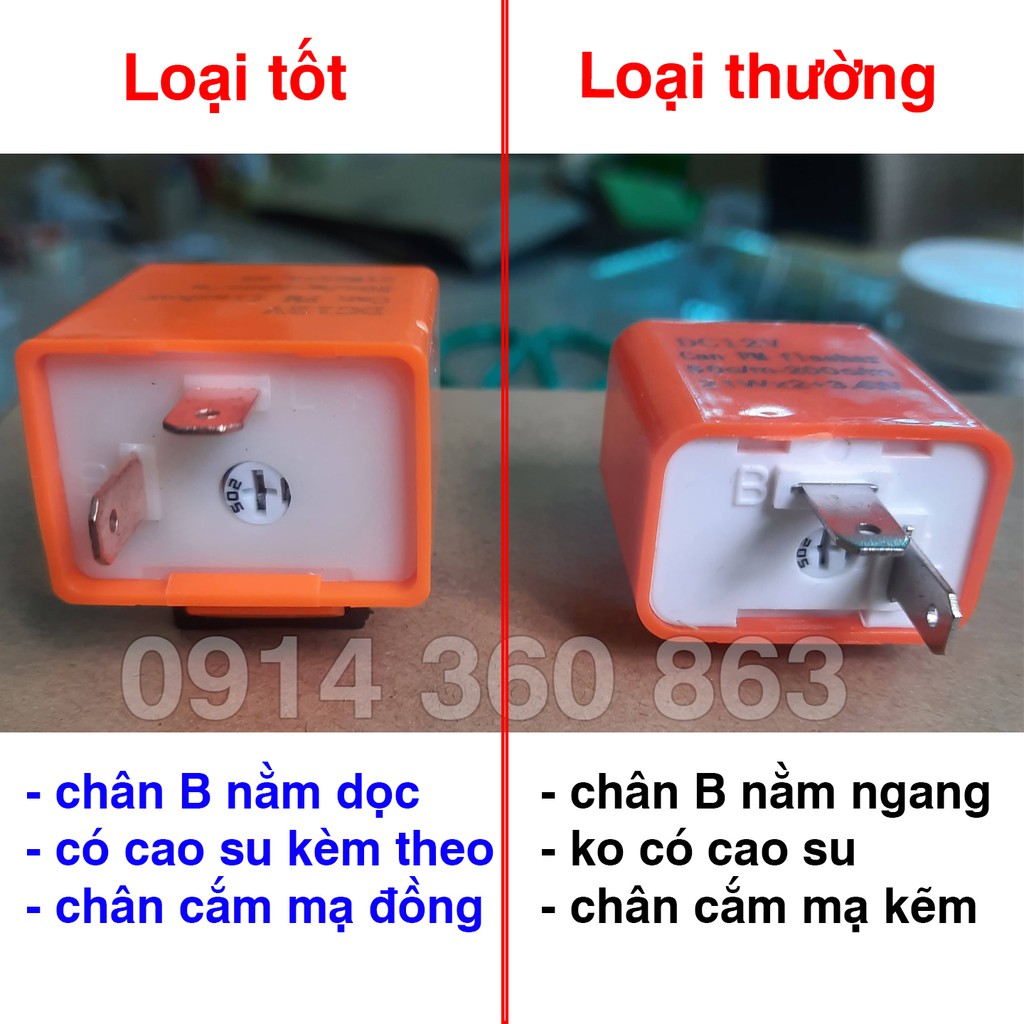 Cục chớp xi nhan điện tử , Rơ le chớp, Flash Relay Signal