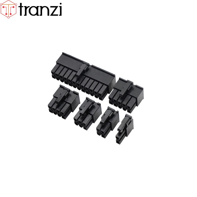 Vỏ Header 3.0mm MX3.0 5557 2x1P 2x2P 2x3P 2x4P 2x5P 2x6P 2x7P 2x8P 2x9P 2x10P 2x11P 2x12P 14mm đen