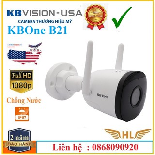 Camera Wifi Ngoài Trời KBone KN-2001WN ( Mã Mới KN-B21) Full HD 1080p-Hàng Chính Hãng thumbnail