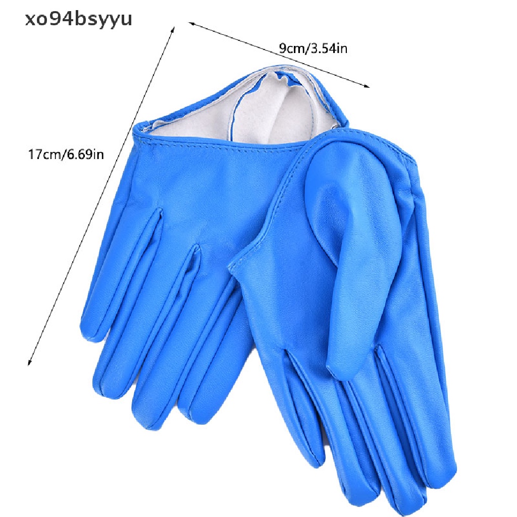 Găng Tay Hở Ngón xo94bsyyu Bằng Da PU Gợi Cảm