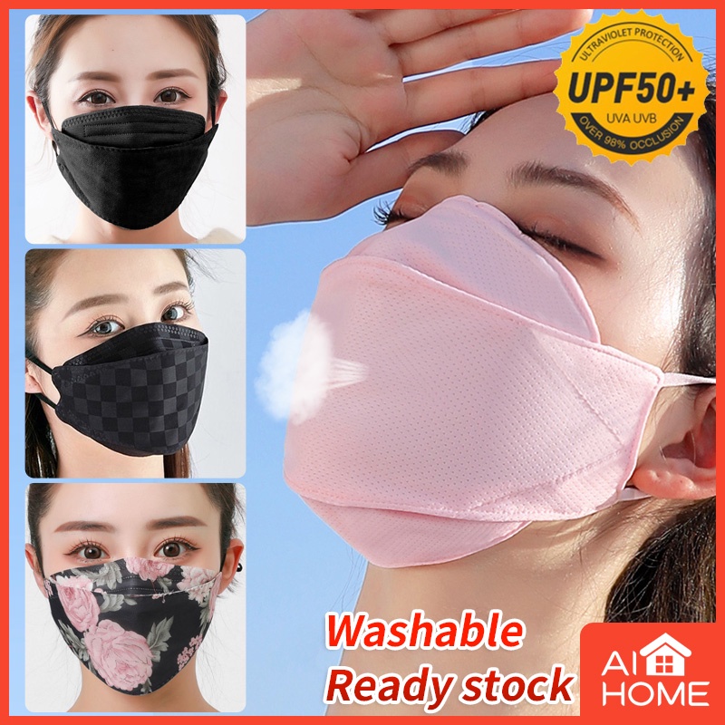 Khẩu Trang Chống Tia UV K f 94 Thiết Kế Hình 3D Thời Trang Hàn Quốc Có Thể Giặt Tiện Dụng