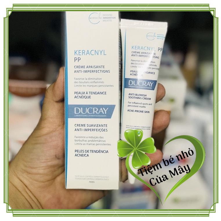 Kem Dưỡng Cân Bằng Dầu Và Giảm Viêm Mụn Ducray Keracnyl PP 30ml Hàng pháp