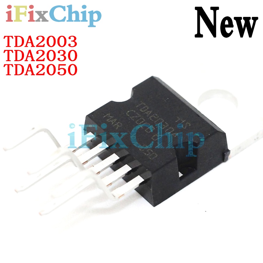 Set 10 Linh Kiện Bán Dẫn TDA2003 TDA2030 TDA2050 TDA2003A TDA2030A TDA2050A TO220-5 TDA2003AV TDA2030AV TDA2050