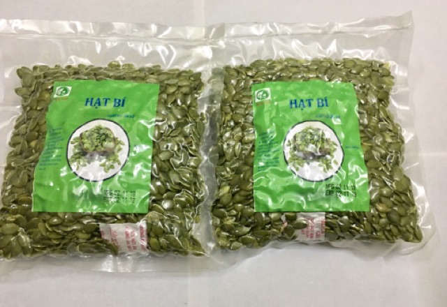 500g Nhân bí xanh sống Ấn Độ làm sữa