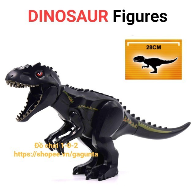 Đồ Chơi Khủng Long Indominus Rex Màu Đen Jurassic World Hãng Kopf