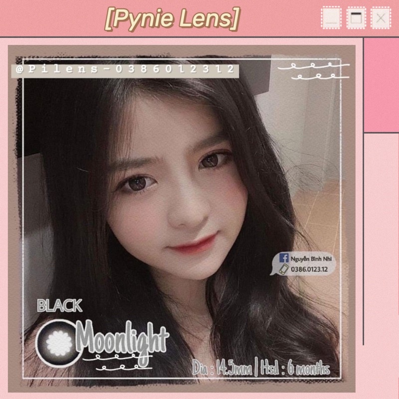🦋  - Đen búp bê tự nhiên giãn tròng 🎀