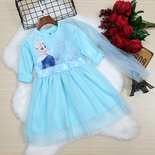 Đầm Elsa dài tay- Haru Kids