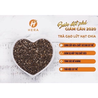Trà gạo lứt hạt chia Hera