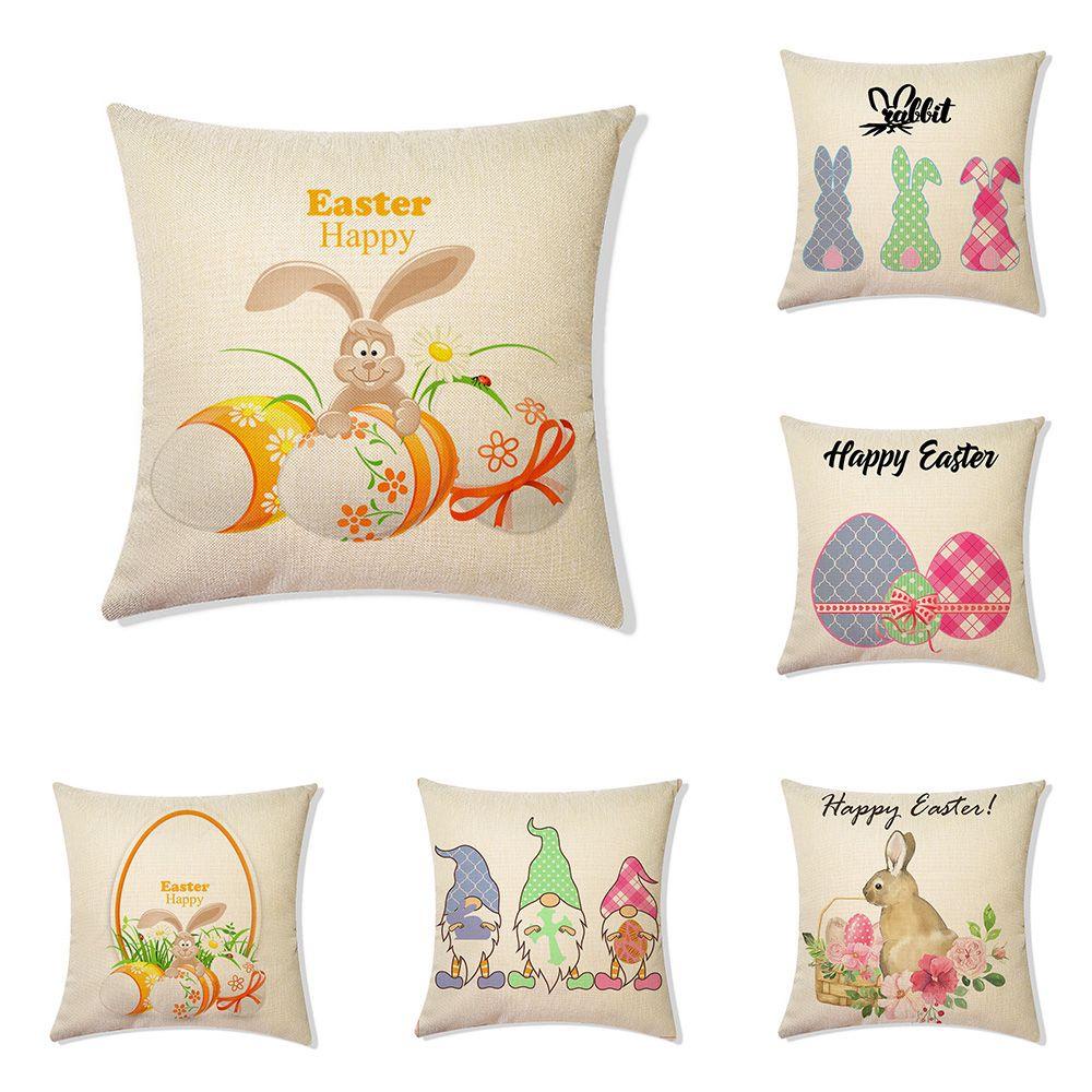 Vỏ Gối Sofa Trang Trí Họa Tiết Phục Sinh 45x45cm