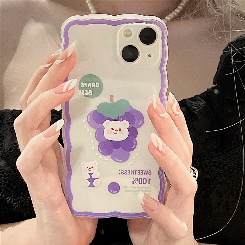 Ốp lưng iphone Ốp Điện Thoại Họa Tiết Gấu Hoạt Hình Cho iphone 11 / 14proPro 14proPro / xsmax / 7 / 8 / 7PLUS11 / 14pro / PLUS / PRO / MAX / MINI / 14-14 - 13 13 Dinuo case