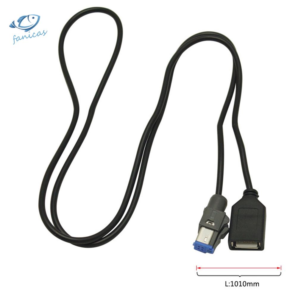 Dây Cáp Chuyển Đổi FANICAS USB Female Sang AUX-In 4Pin Cho Xe Hơi Subaru Forester XV