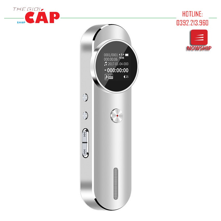 Máy Ghi Âm Chuyên Nghiệp Cao Cấp GA819 Bộ Nhớ Trong 8GB - Digital Voice Recorder