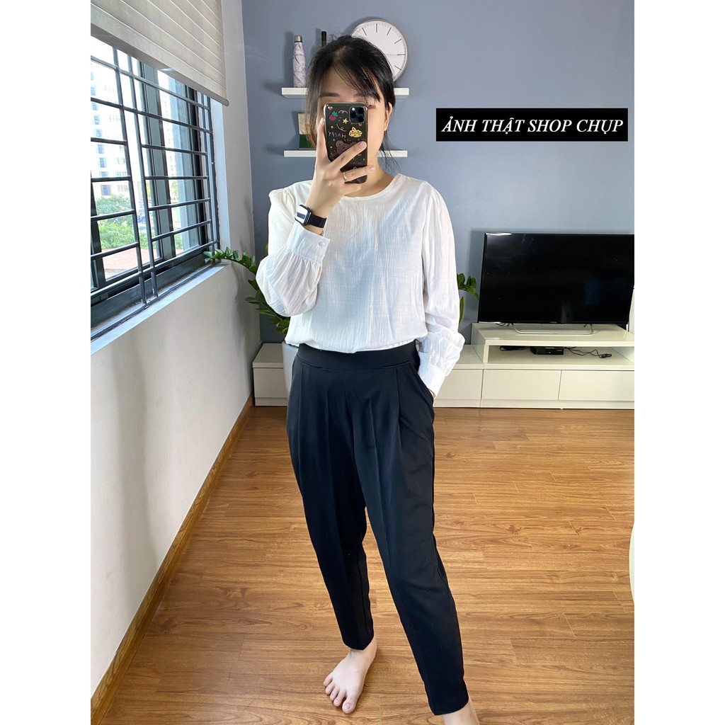 Quần Baggy ⚡️𝐁𝐈𝐆𝐒𝐈𝐙𝐄⚡️ Tôn Dáng Gọn Người Phù Hợp Đi Làm Công Sở Dễ Phối Đồ | BigBuy360 - bigbuy360.vn