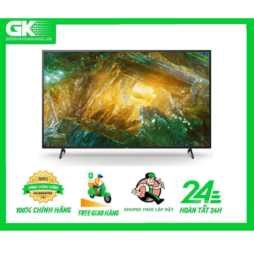 55X8050H - MIỄN PHÍ CÔNG LẮP ĐẶT - Android Tivi Sony 4K 55 Inch KD-55X8050H