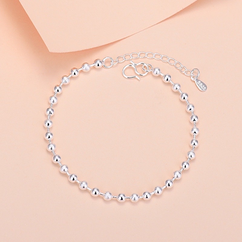 Lắc tay nữ xinh xắn, bạc S925 giá rẻ, siêu sáng bóng