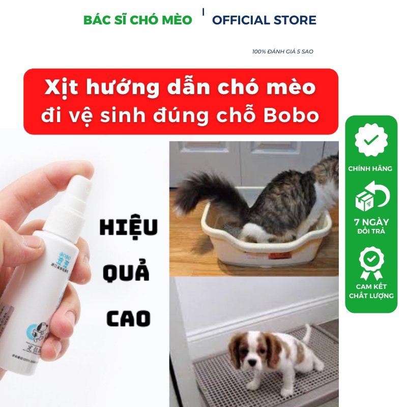 [Giá sỉ] Chai xịt hướng dẫn chó mèo đi vệ sinh đúng chỗ BOBO