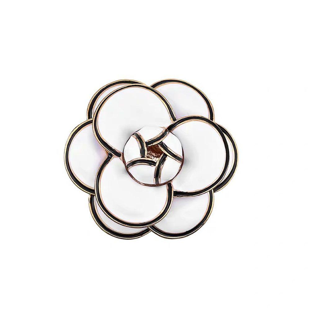 Ghim Cài Áo Hình Hoa Trà Sang Trọng Cho Nữ