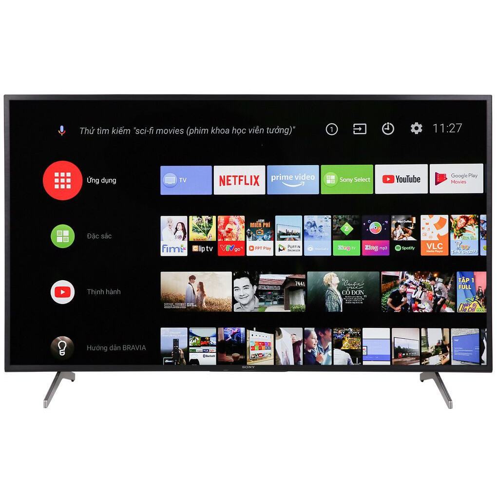 Android Tivi Sony 4K 55 inch KD-55X8000H Mới 2020