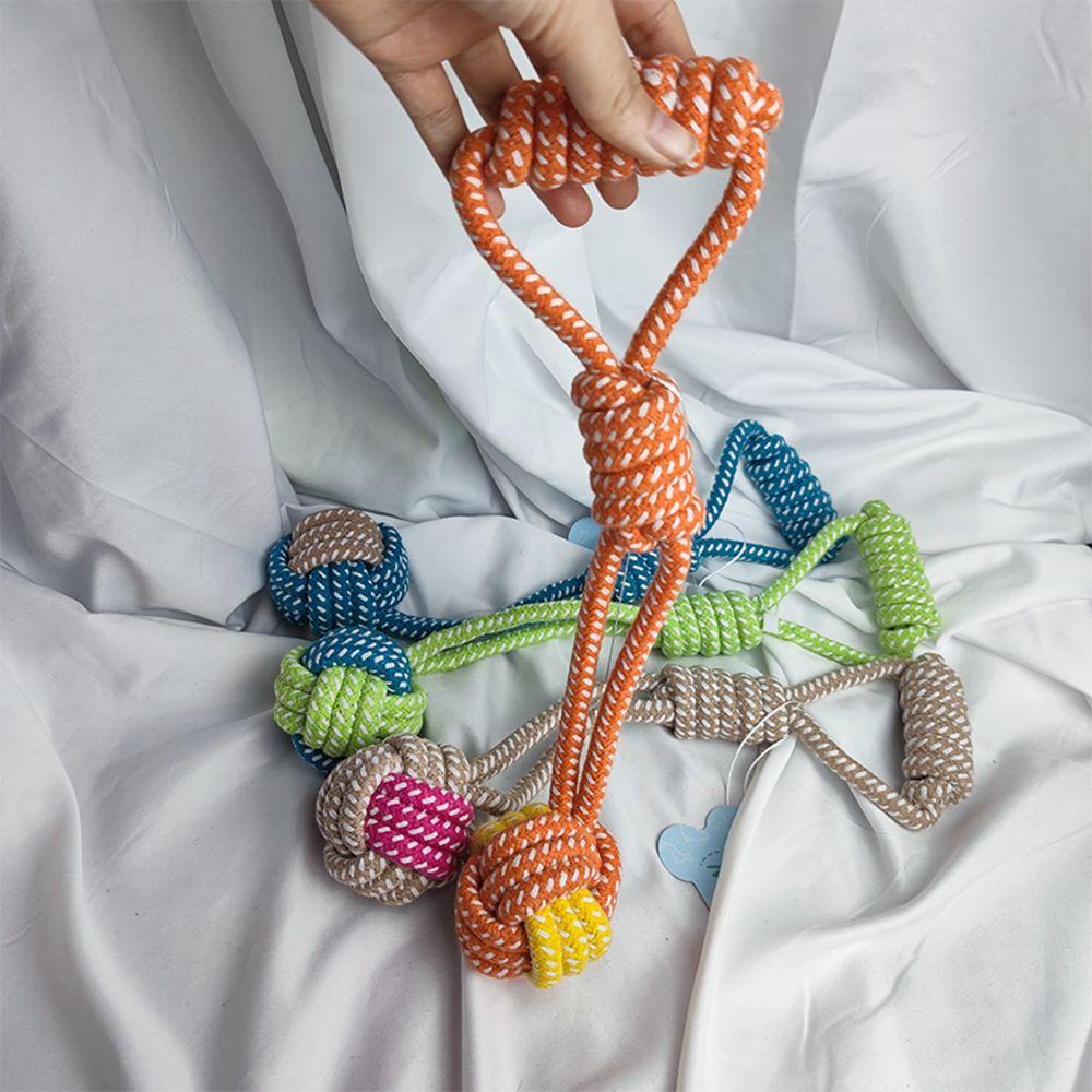 JARRED Đồ Chơi Dây Thừng Cotton Bện Huấn Luyện Thú Cưng