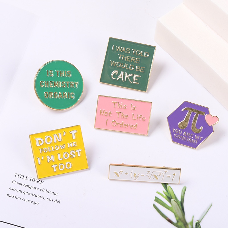 Trâm Cài Áo Hình Chữ Cái Tiếng Anh Tráng Men Sáng Tạo Thích Hợp Làm Quà Tặng Cho Bạn Bè