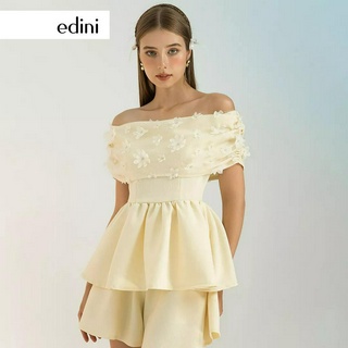 Áo Trễ Vai Đính Hoa - EDINI - A1561