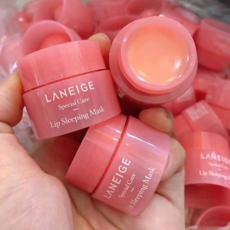 Ủ môi Laneige mini 3g, mặt nạ ngủ laneige, son dưỡng môi Laneige, dưỡng ẩm phục hồi môi thâm LANEIGE Sleeping Mask Mini