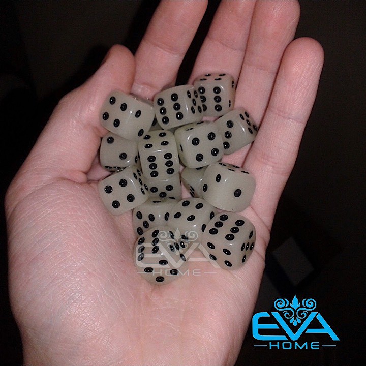 Bộ 5 Viên Xí Ngầu Dạ Quang Cho Beer Club 14 mm