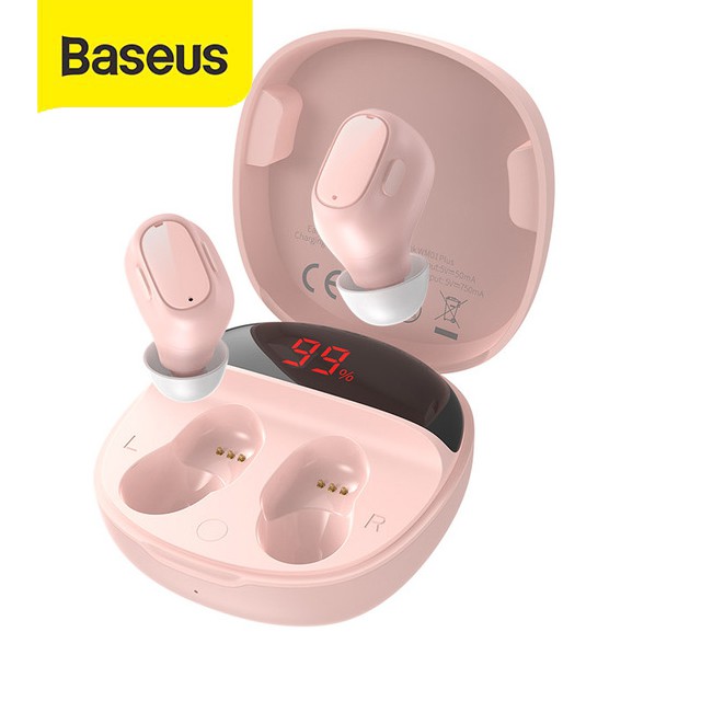 Tai Nghe Baseus Wm01 Plus Tws Bluetooth 5.0 Không Dây Chống Thấm Nước Thể Thao Hiển Thị Màn Hình LED Kỹ Thuật Số | BigBuy360 - bigbuy360.vn