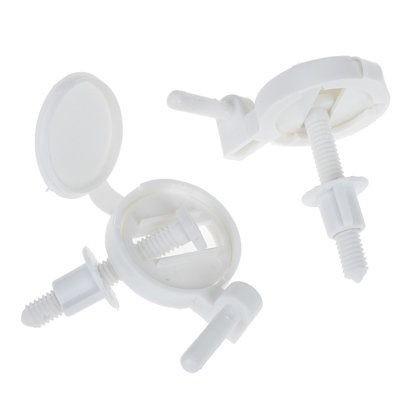 Set 1 / 2 Nút Nhựa Cố Định Bệ Ngồi Toilet