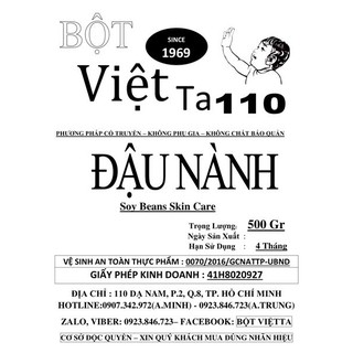 Bột Đậu Nành Sống Bột Việt Ta