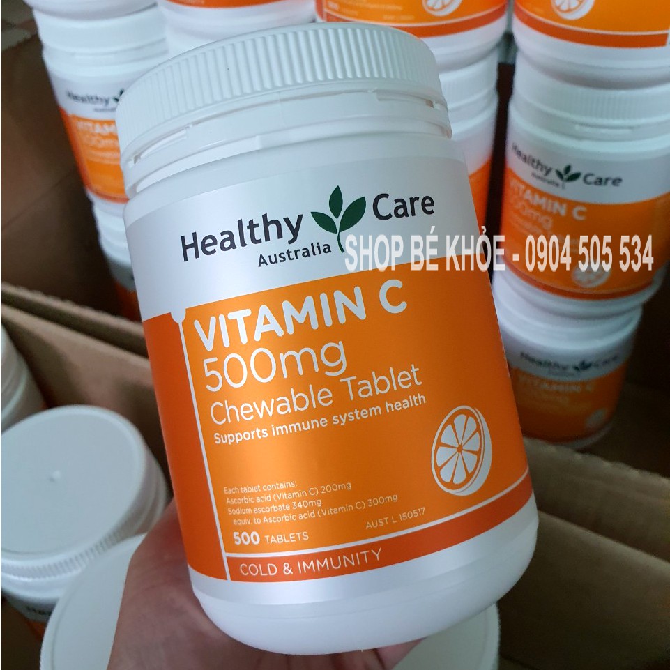 Vitamin C heathy Care 500mg - Úc: 500v | BigBuy360 - bigbuy360.vn