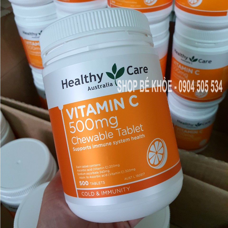 Vitamin C heathy Care 500mg - Úc: 500v