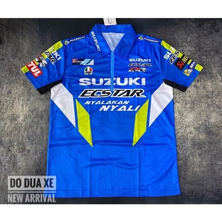 Áo thun đua xe polo Moto GP_Suzuki