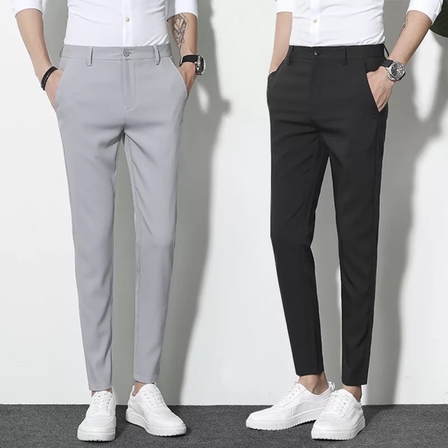 Free ship 50 - Quần tây nam Hàn Quốc dáng lửng | BigBuy360 - bigbuy360.vn